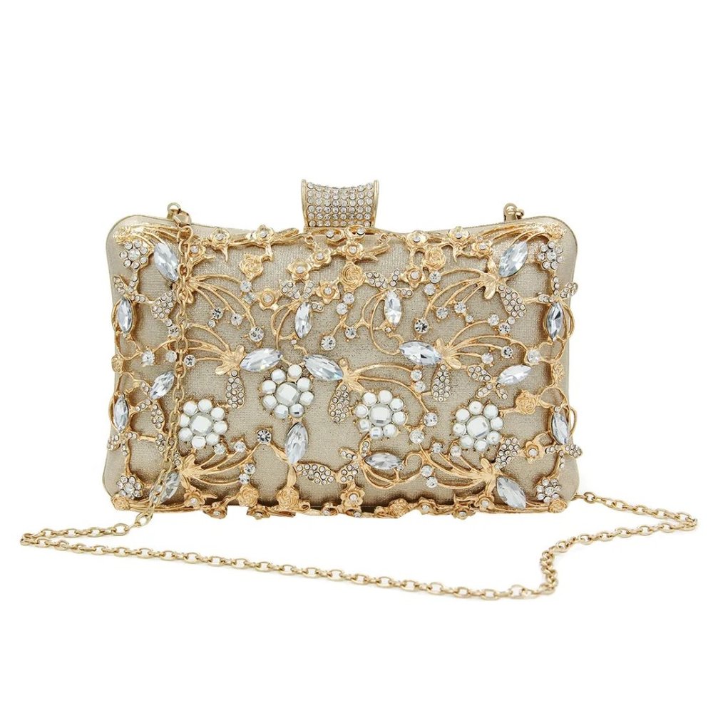 Tife Rhinestone Evening Hand Clutch - Picture 1 of 13